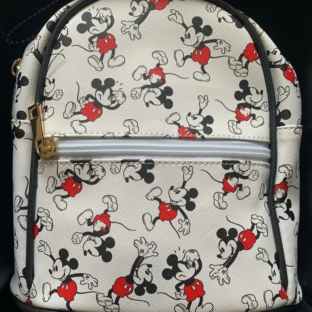 Disney Mickey Mouse White Mini Backpack Gift Set